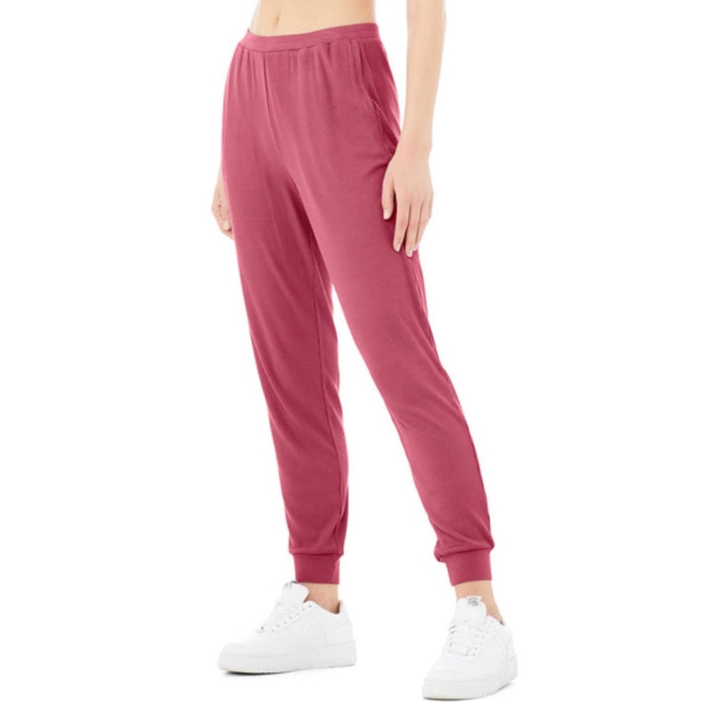 High Waist Ribbed Whisper Pants - Picture 2 of 9